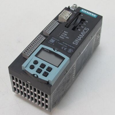 Siemens SINAMICS S120 CU310 DP コントロール ユニット (PROFIBUS インターフェイス、24V DC 電源付き)