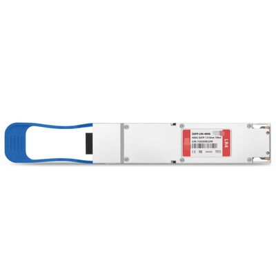TS-OP-314H-10C/400G OSFP LR4 フィンネッドトップ光学トランシーバー 1310nm波長と高密度ネットワークのための10km送信