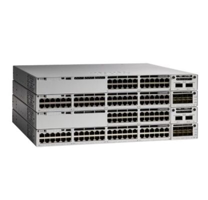 Cisco Catalyst 9300 スイッチ 48 UPOE ポート 256 Gbps スイッチング 容量,高密度ネットワークのための深層バッファ