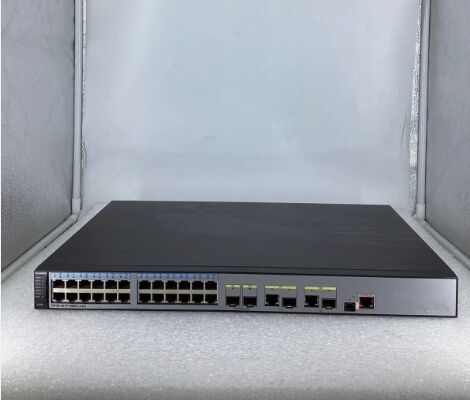 S5700-28P-LI-24S-BAT、Huawei S5700 スイッチ、28xGig SFP/4x10/100/1000 または SFP/1 バッテリー スロット