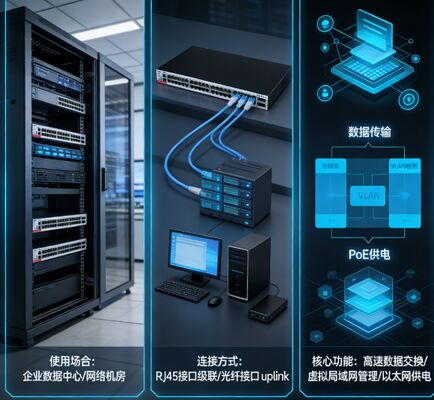 RG-S5310-48GT4XS-P-Eレイヤ3 PoE+スイッチ,48x1000M RJ45,4x10G SFP+,1570W PoE予算,二重冗余電力