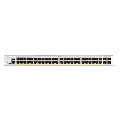 C1300-48P-4X、Cisco Catalyst 1300 スイッチ、48x PoE+/370W、4x 10G SFP+、ラックマウント可能