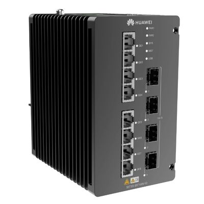 Huawei CloudEngine S5735I-S8T4XN-V2 産業用レイヤー 3 スイッチ | 8×GE RJ45 + 4×10GE SFP+ DINレールマネージドイーサネットスイッチ