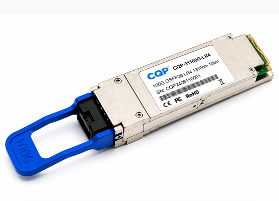 CQP-31100G-LR4 100G QSFP28 LR4 光トランシーバー | 10km SMF LCモジュール | 光トランシーバーソリューション