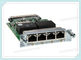 Ciscoの第三世代の光学トランシーバー モジュールのVWIC3-4MFT-T1/E1 4港T1/E1声/WANのインターフェース・カード