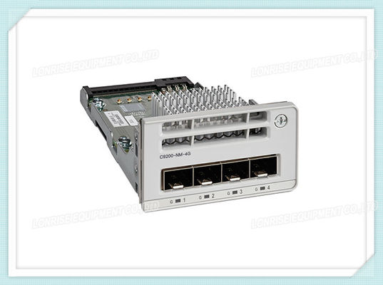 C9200-NM-4G、Cisco Catalyst 9200 ネットワーク モジュール、4x1GE ポート、プラグイン モジュール、ファン不要