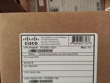 PVDM3-192 Cisco のルーター モジュール 192 チャネルの高密度声 DSP モジュール