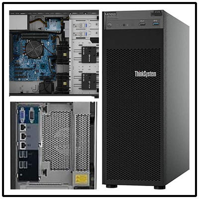 サーバーThinkSystem ST250 V2 – Intel Xeon 3.3GHz CPUを含む3yr保証タワー サーバー
