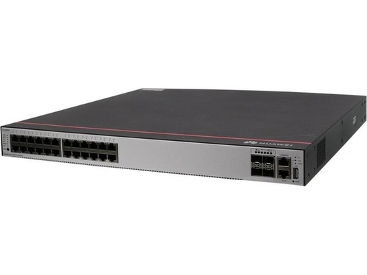 S5735-S24P4X, Huawei S5735-S スイッチ, 24 x 10/100/1000BASE-T ポート, 4 x 10 GE SFP+ ポート, PoE+ 電力モジュールなし