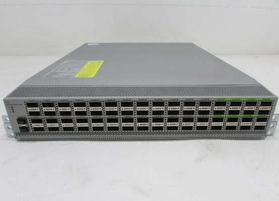 N9K-C9364C Nexus 9000シリーズ C9364C 64xQSFP28 ポート 100GBASE-X + 2xSFP+ ポート Layer3 管理された 2U ギガビットイーサネット スイッチ