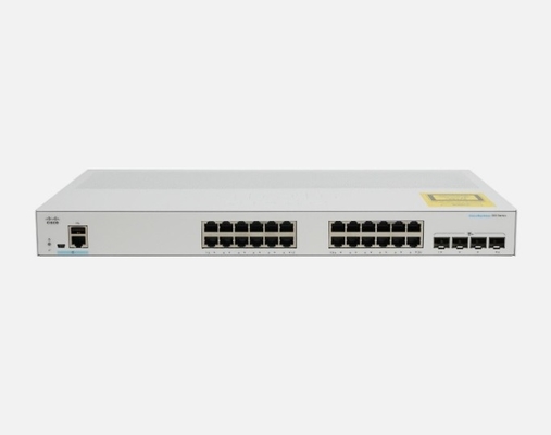 CBS350-24P-4G シスコビジネス350 スイッチ 24 10/100/1000 PoE+ポート 195W 電源予算 4 ギガビット SFP