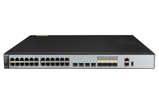 S5320-28X-SI、Huawei S5320 スイッチ、24xGE/4xGE SFP/4x10GE SFP+/PSU なし