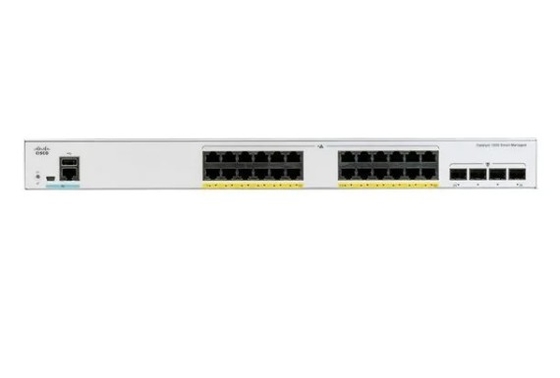 C1000-24P-4G-L シスコカタライスト1000シリーズ スイッチ 24x 10/100/1000 イーサネット PoE+ポートと 195W PoE予算 4x 10G SFP+