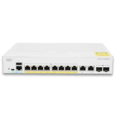 C1200-8T-E-2G シスコ スイッチ 8x 10/100/1000 ポート 2x ギガビット 銅/SFP コンボ ポート ラック式