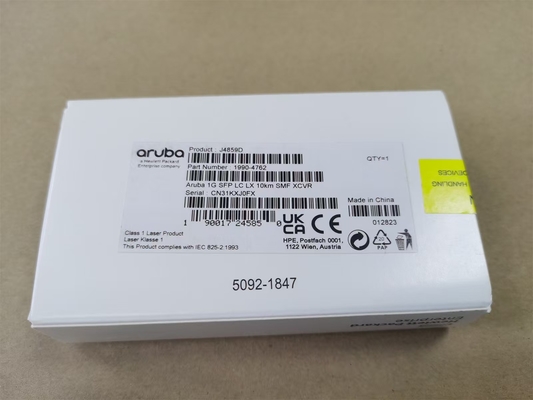 J4859D アルーバ 1G SFP アルーバトランシーバー アルーバ 1G SFP LC LX 10km SMFトランシーバー