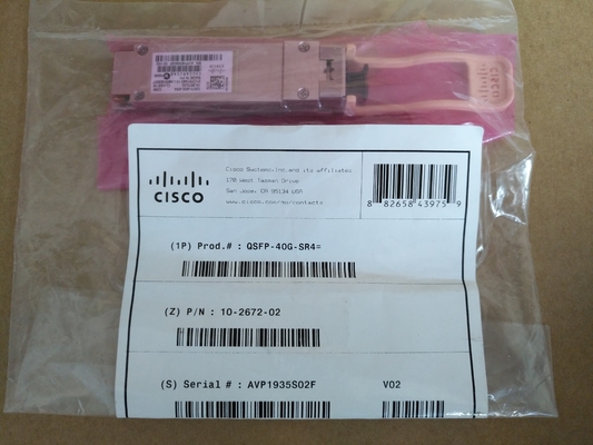 Cisco QSFP-40G-SR4 40GBASE-SR4 MMFトランシーバモジュール