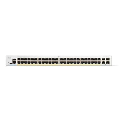 Cisco C1300-48P-4G マネージド PoE スイッチ | 4 SFP アップリンクを備えた 48 ポート ギガビット レイヤ 3 ネットワーク スイッチ