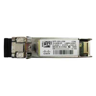 SFP-10G-LRM、Cisco SFP モジュール、10Gbps、LC コネクタ、到達距離 220m