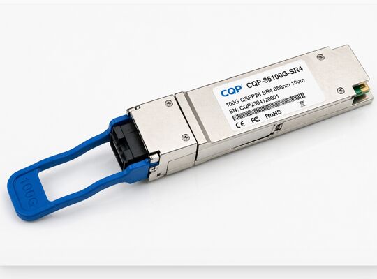 CQP-85100G-SR4 100G QSFP28 SR4 光トランシーバー | MPO マルチモードファイバー | データセンター向け高速光トランシーバー