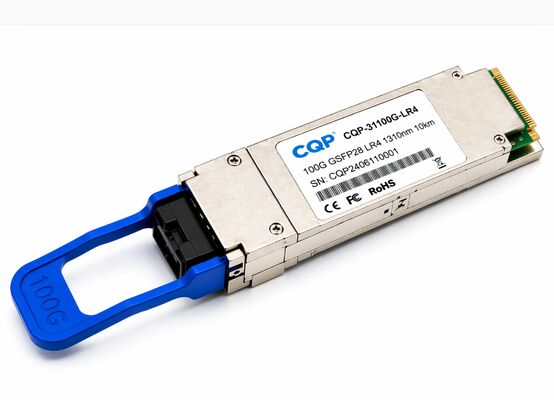 CQP-31100G-LR4 100G QSFP28 LR4 光トランシーバー | 10km SMF LCモジュール | 光トランシーバーソリューション