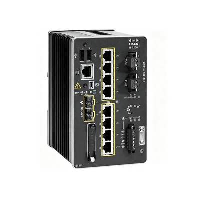 Cisco IE-3400-8T2S-E 産業用イーサネット スイッチ 8 ポート ギガビット マネージド スイッチ、2x SFP アップリンク付き