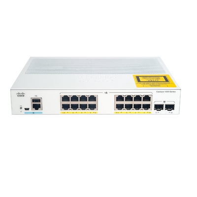 Cisco C1000-16T-2G-L Catalyst 1000 16 ポート ギガビット イーサネット マネージド スイッチ、2 ギガビット SFP アップリンク |エンタープライズネットワークスイッチ