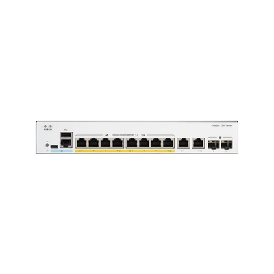 Cisco C1300-8T-E-2G Catalyst 1200 8 ポート ギガビット マネージド スイッチ、2G コンボ アップリンク付き