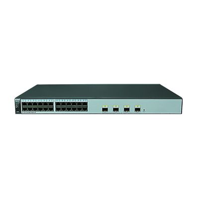 華為技術S5720S-28X-PWR-LI-AC 24のイーサネット10/100/1000は4 10ギグSFP+ PoE+ 370W POE AC 110/220Vを左舷に取る